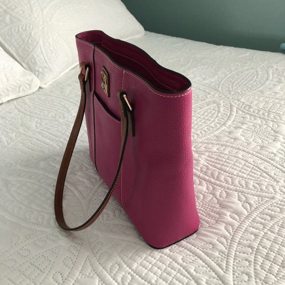 Small pink/brown Lexington Dooney & Bourke Tote bag - Picture 5 of 7